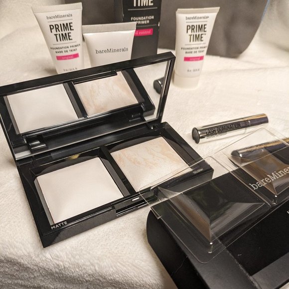 bareMinerals Bundle Prime Time, Lash Domination, BareSkin, Invisible Light NEW - Picture 2 of 11